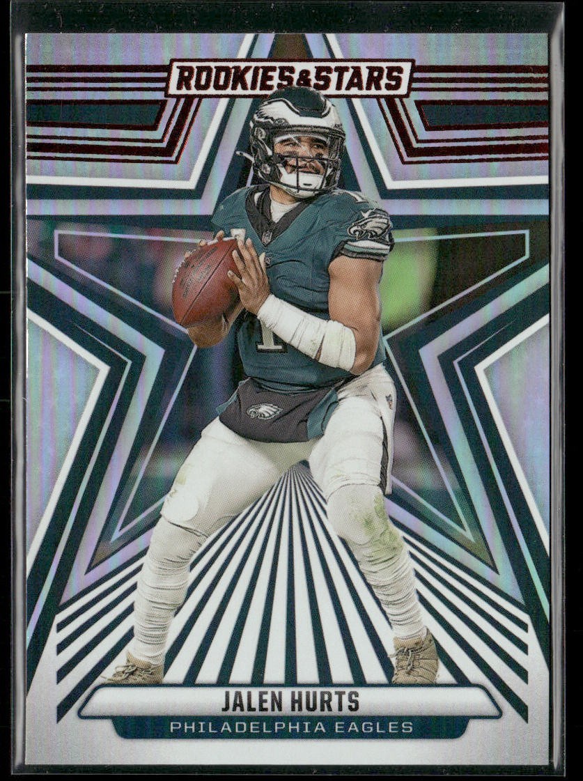 Jalen Hurts Player Lot Bundle 10 Different Football Cards JH003 Eagles back