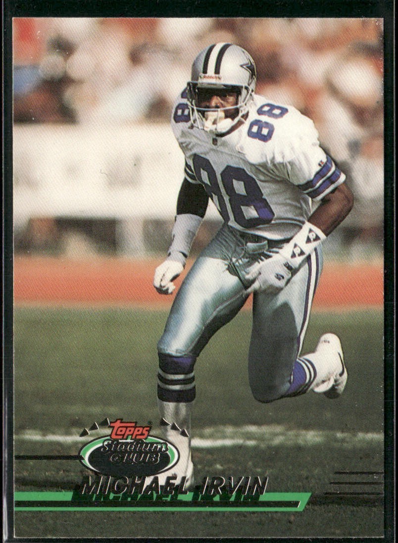 Michael Irvin Player Lot Bundle 10 Different Football Cards MI001 Cowboys back