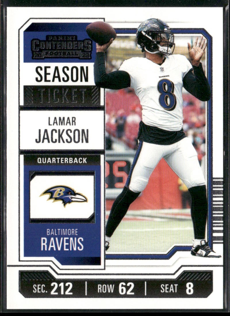 Lamar Jackson Player Lot Bundle 10 Different Football Cards LJ001 Ravens back