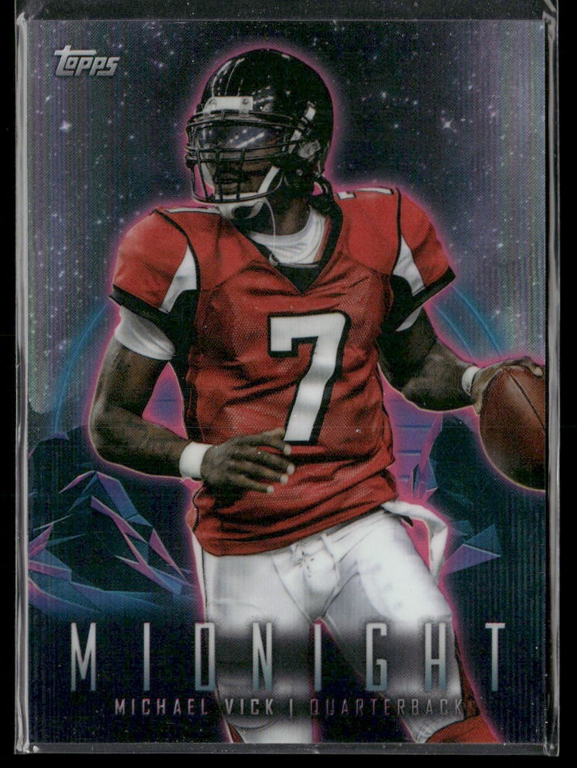 Michael Vick Player Lot Bundle 10 Different Football Cards MV001 Falcons back