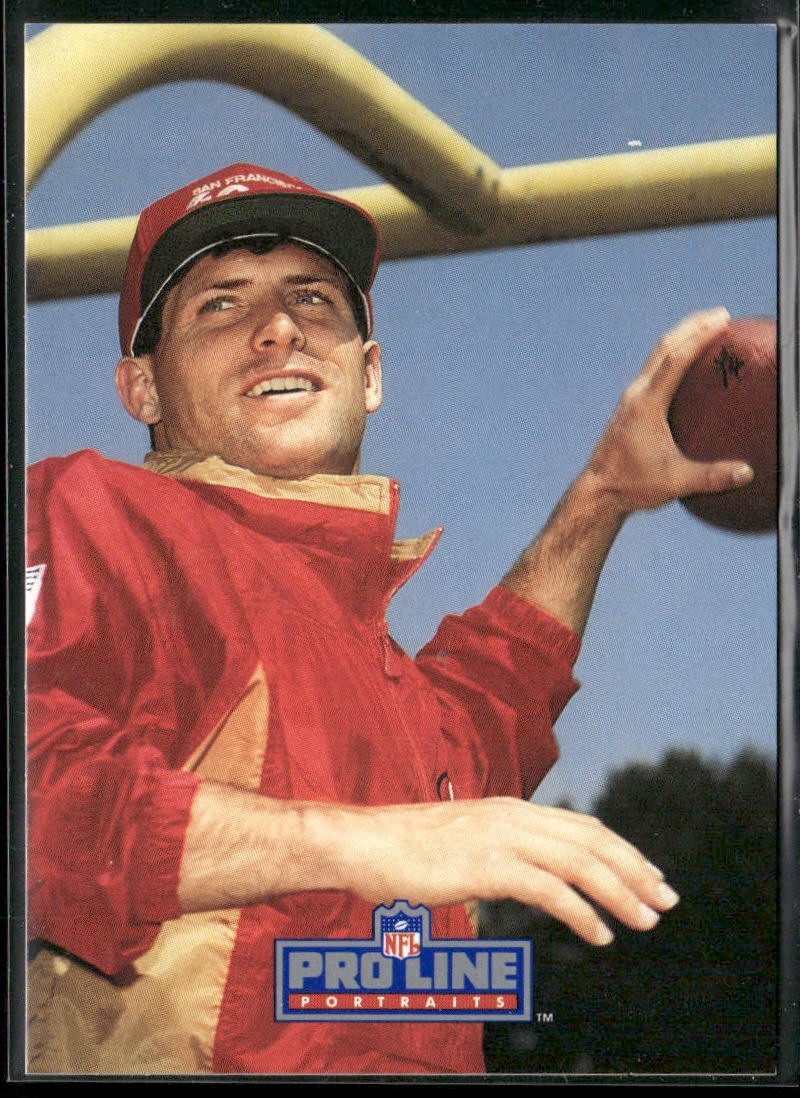 Steve Young Player Lot Bundle 10 Different Football Cards SY001 49ers back