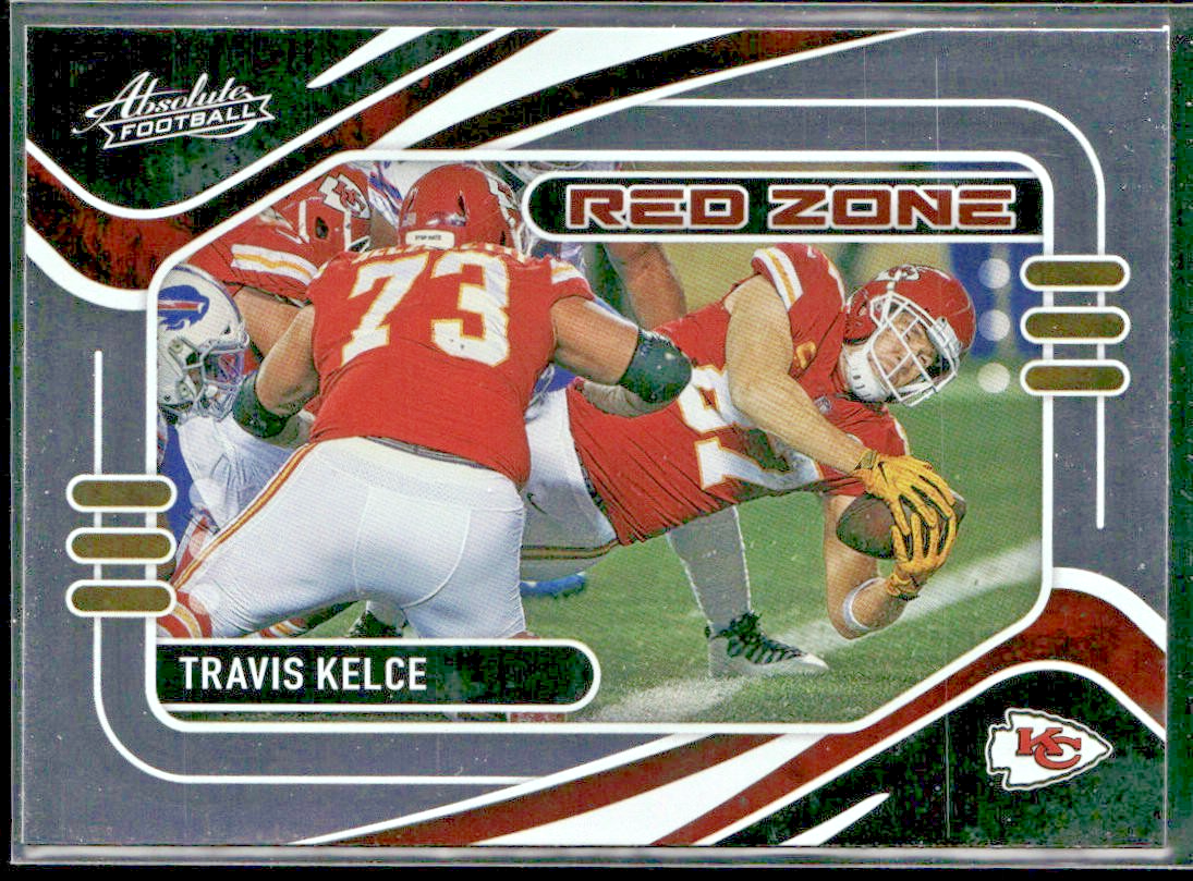 Travis Kelce Player Lot Bundle 10 Different Football Cards TK002 Chiefs front