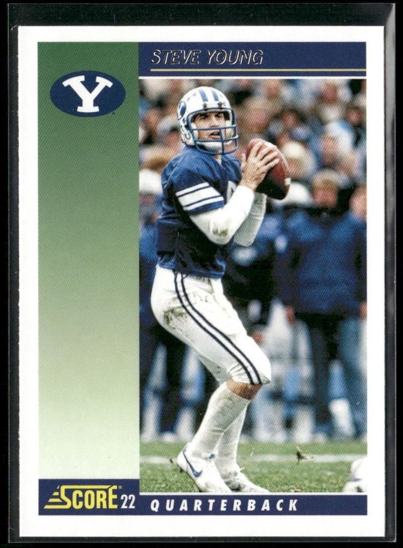 Steve Young Player Lot Bundle 10 Different Football Cards SY002 49ers back