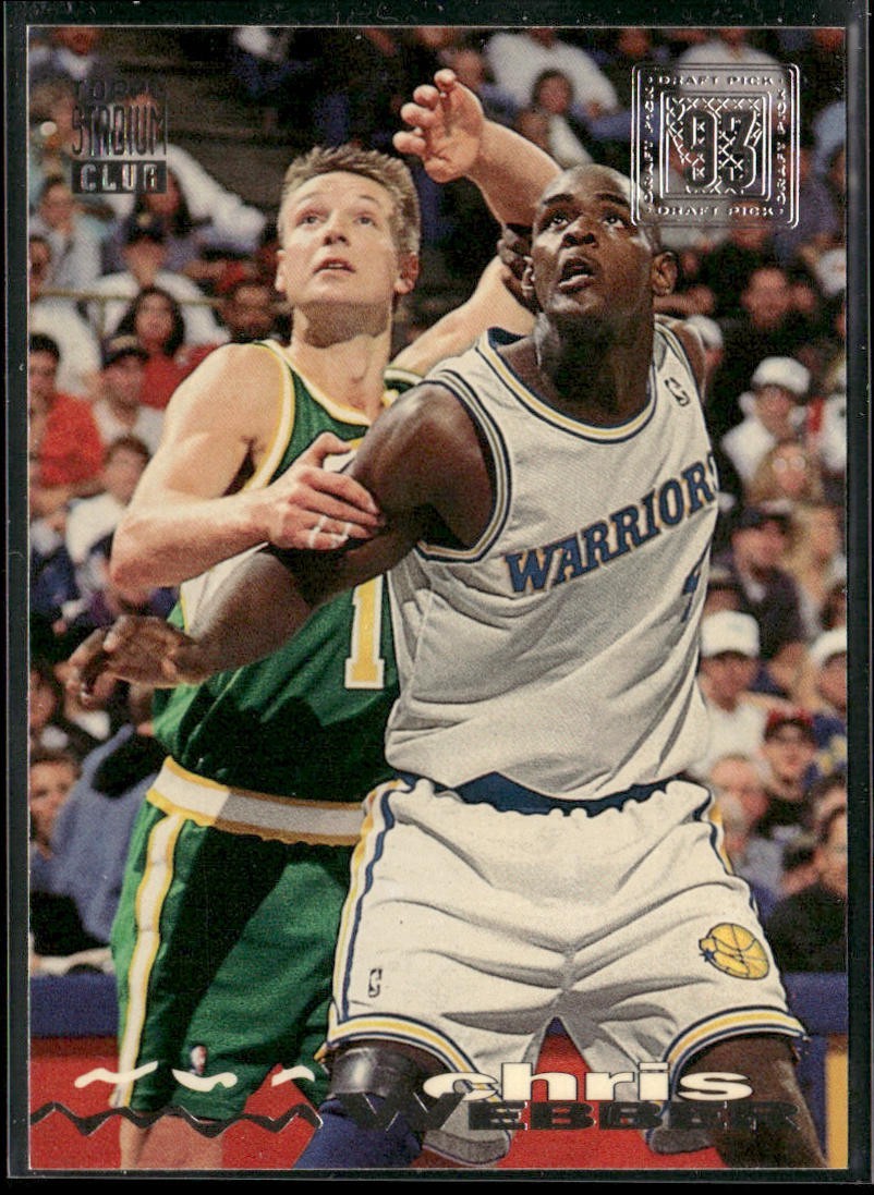 Chris Webber Player Lot Bundle 10 Basketball Cards CW003 Warriors 1 RC back