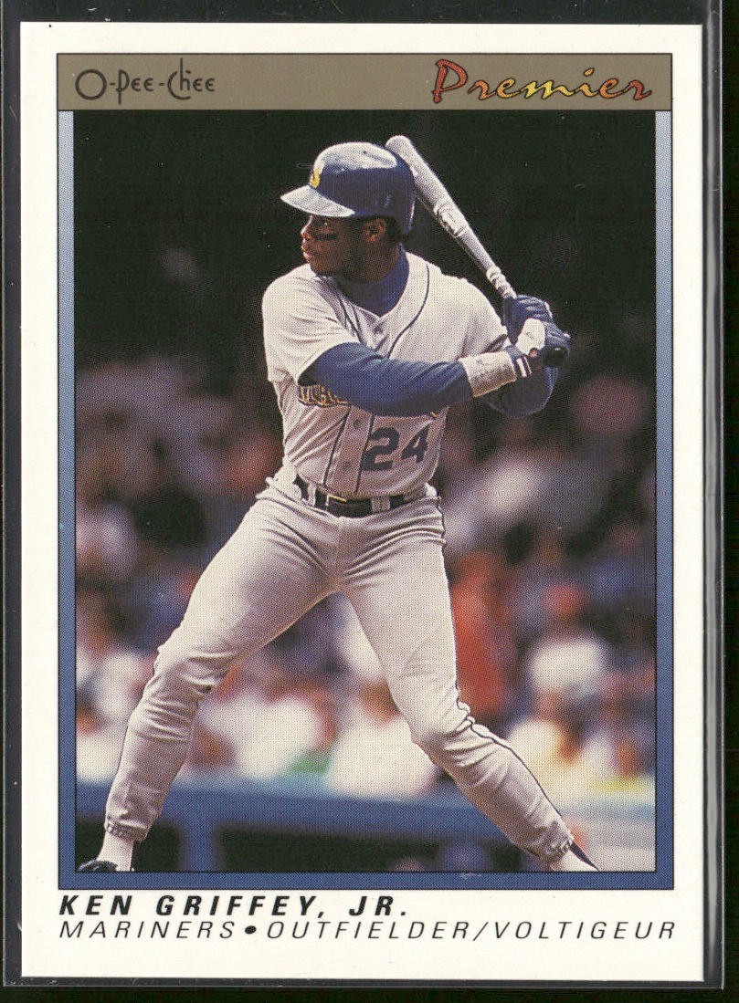Ken Griffey Jr. Player Lot Bundle 10 Different Baseball Cards KGJ001 Mariners back