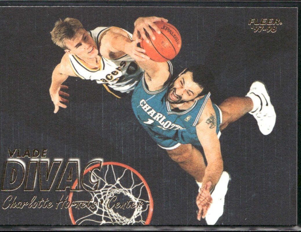 Vlade Divac Player Lot Bundle 10 Basketball Cards VD004 Lakers Hornets back