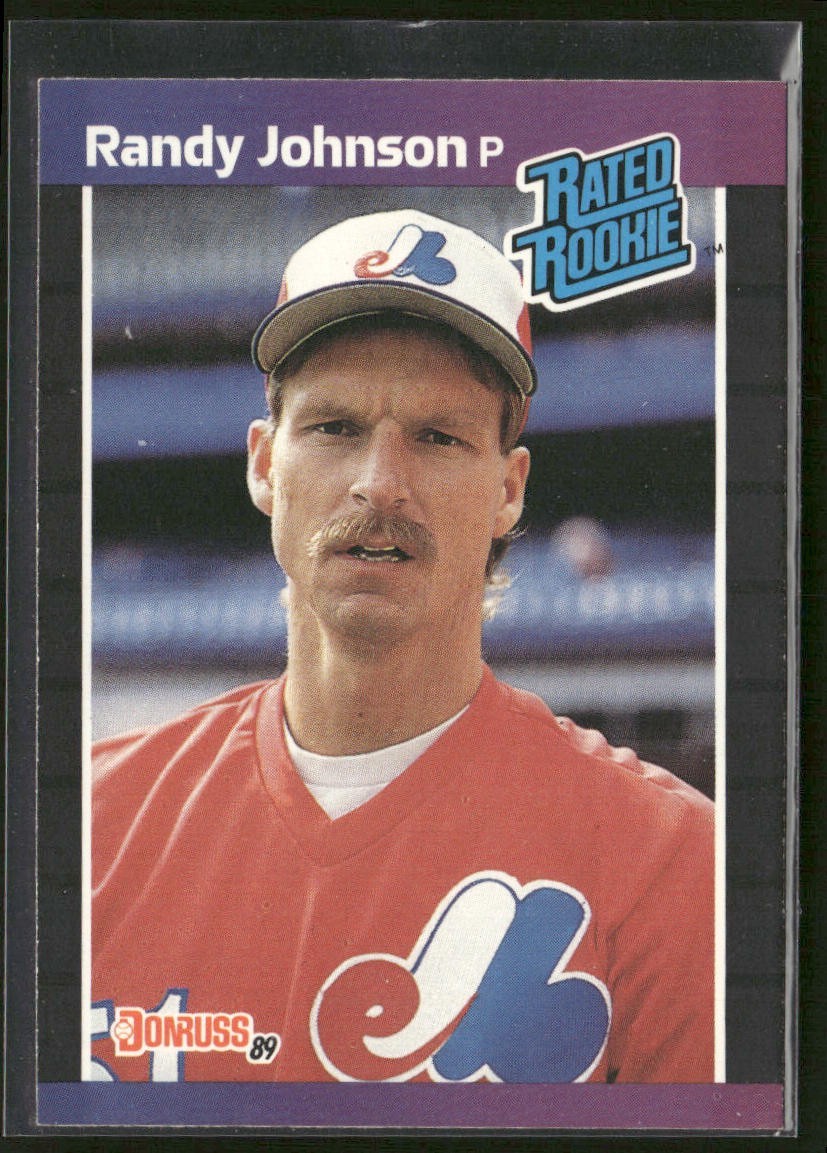 Randy Johnson Lot Bundle 10 Different Baseball Cards RJ001 Mariners back