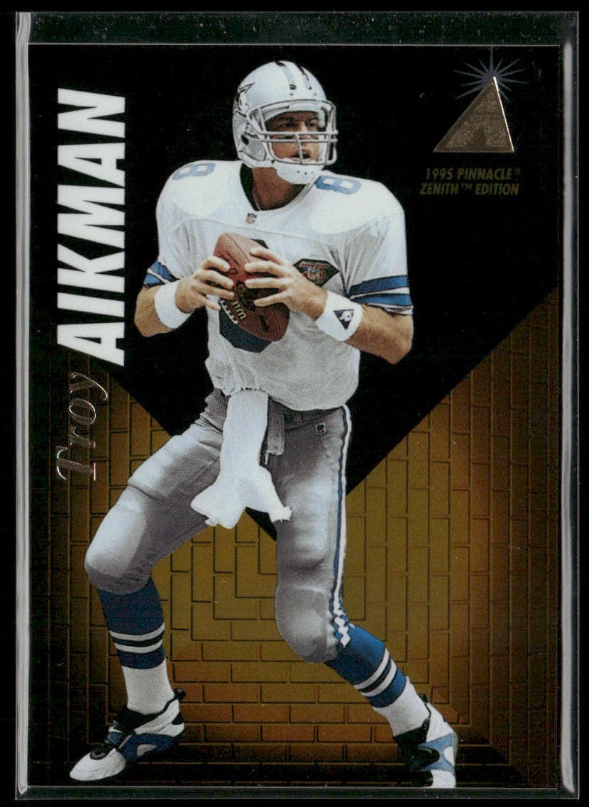 Troy Aikman Player Lot Bundle 10 Different Football Cards TA008 Cowboys back