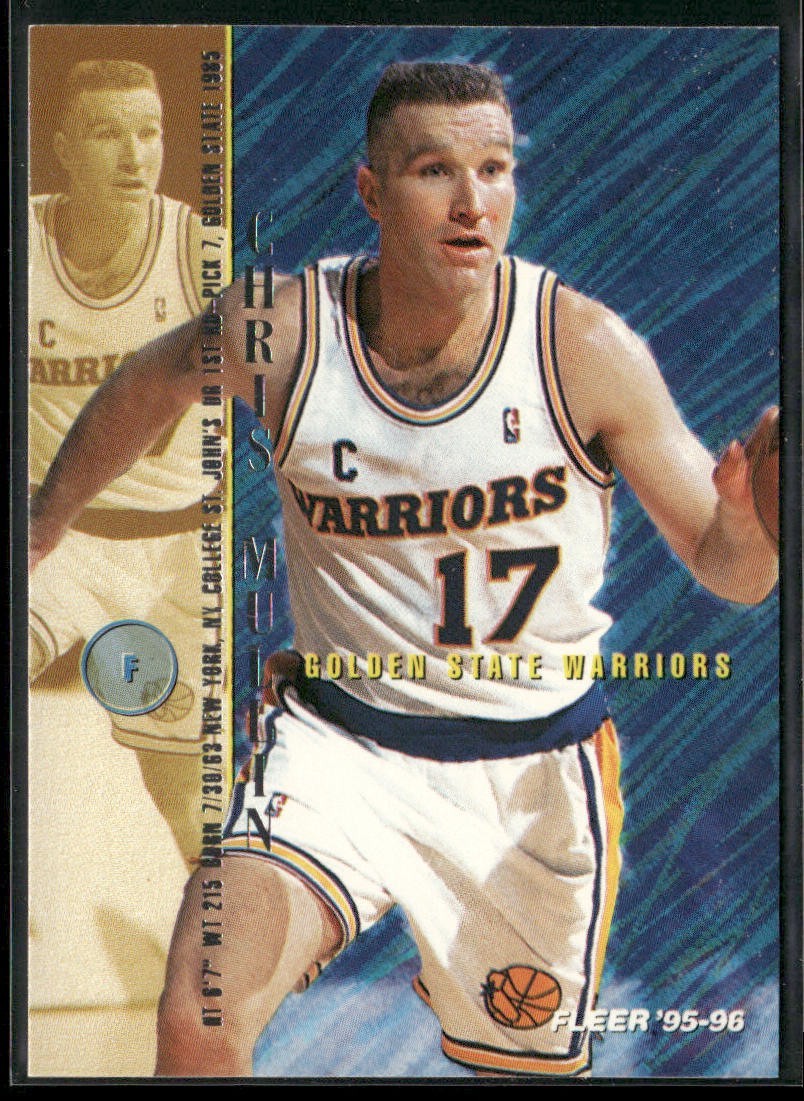 Chris Mullin Player Lot Bundle 10 Basketball Cards CM002 Warriors back