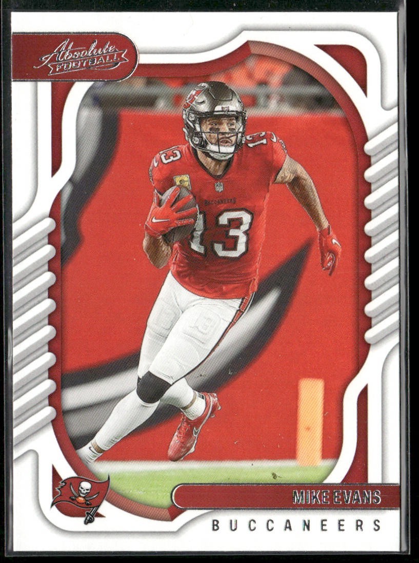 Mike Evans Player Lot Bundle 10 Different Football Cards ME002 Buccaneers back