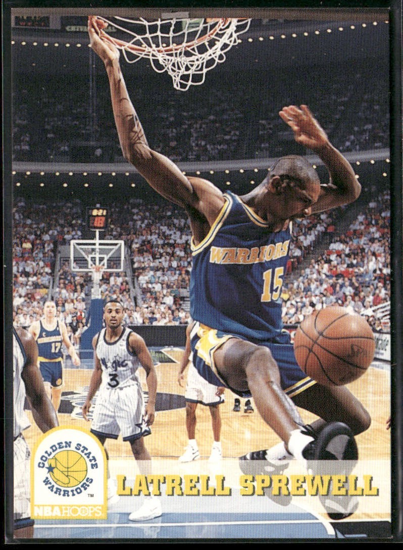 Latrell Sprewell Player Lot Bundle 10 Basketball Cards LS001 Warriors Knicks back
