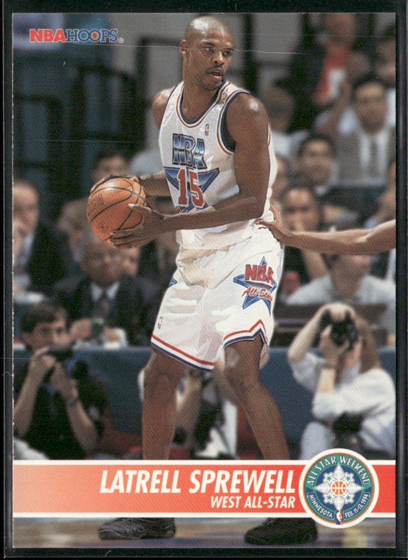 Latrell Sprewell Player Lot Bundle 10 Basketball Cards LS003 Warriors 1 RC back