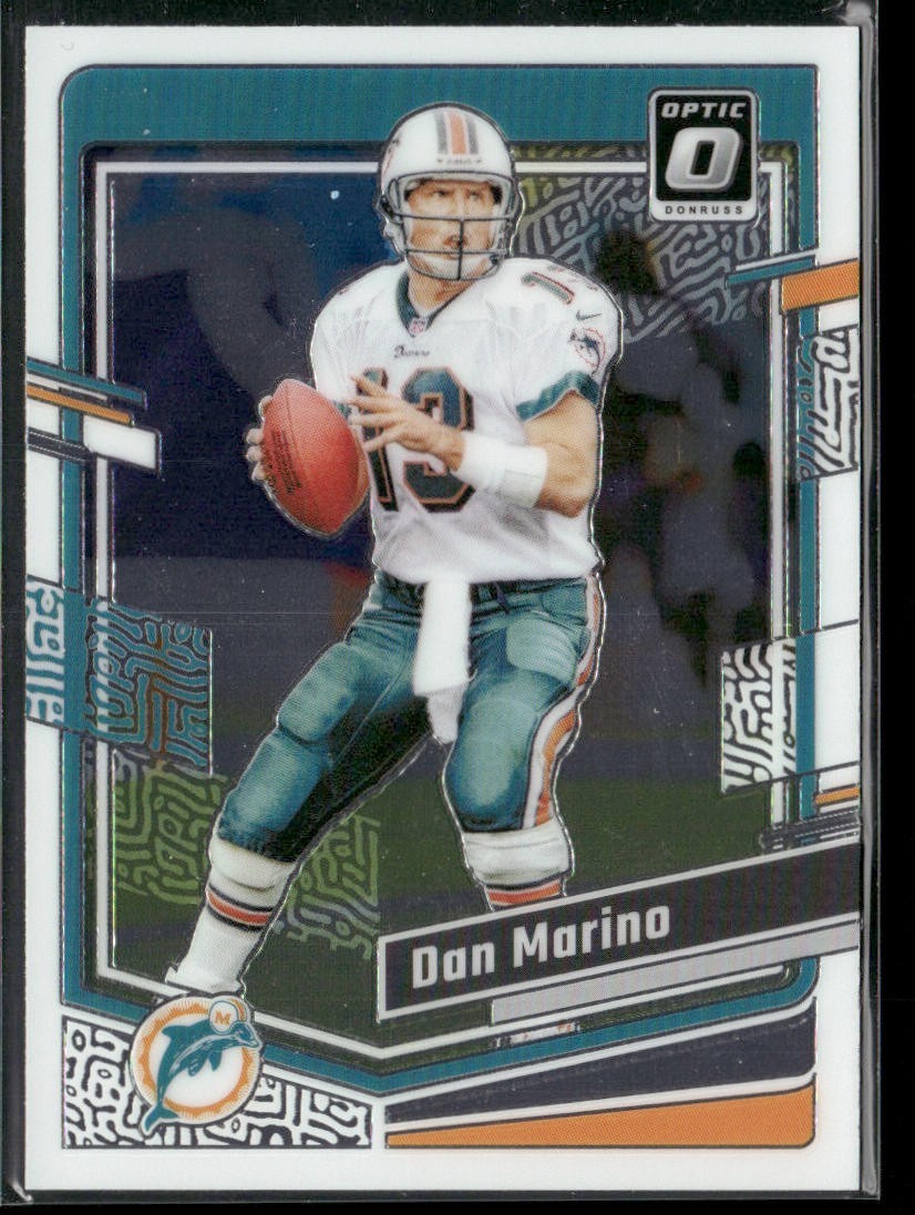 Dan Marino Player Lot Bundle 10 Different Football Cards DM007 Dolphins back