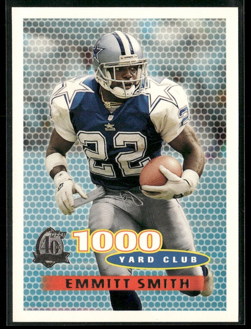 Emmitt Smith Player Lot Bundle 10 Different Football Cards ES004 Cowboys back