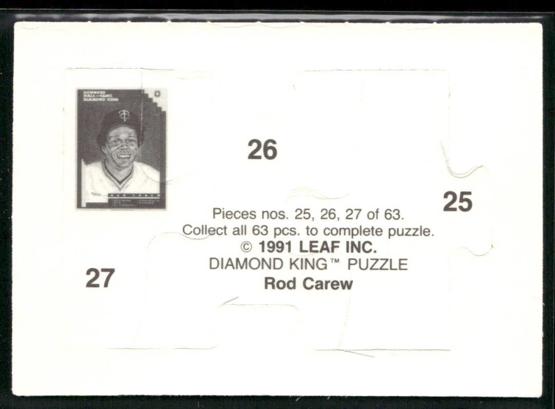 Puzzle Piece Lot Bundle 10 Different Baseball Cards P009 back