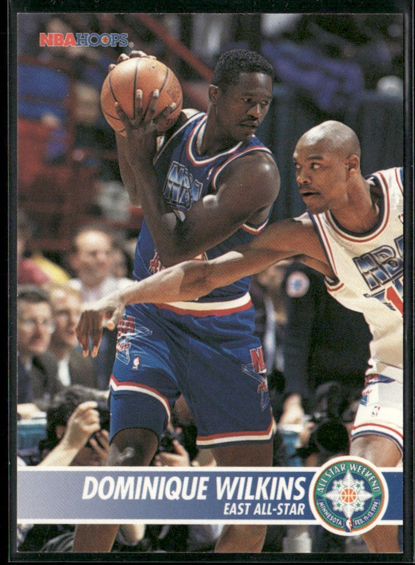 Dominique Wilkins Player Lot Bundle 10 Basketball Cards DW005 Hawks back