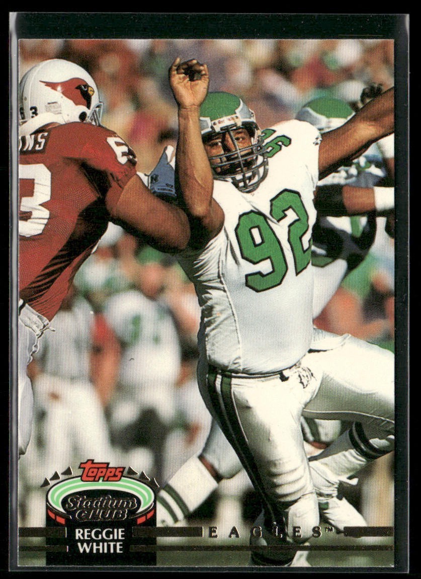 Reggie White Player Lot Bundle 10 Different Football Cards RW004 Eagles Packers back