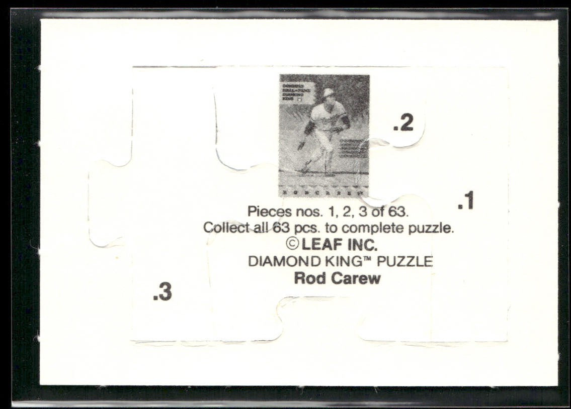 Puzzle Piece Lot Bundle 10 Different Baseball Cards P004 back