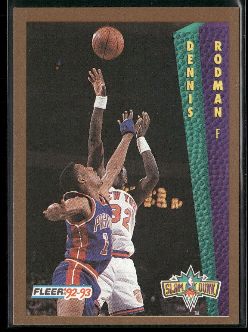Dennis Rodman Player Lot Bundle 10 Basketball Cards DR002 Spurs Pistons Bulls back