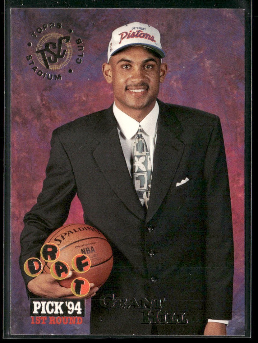 Grant Hill Player Lot Bundle 10 Basketball Cards GH002 Pistons 1 RC back