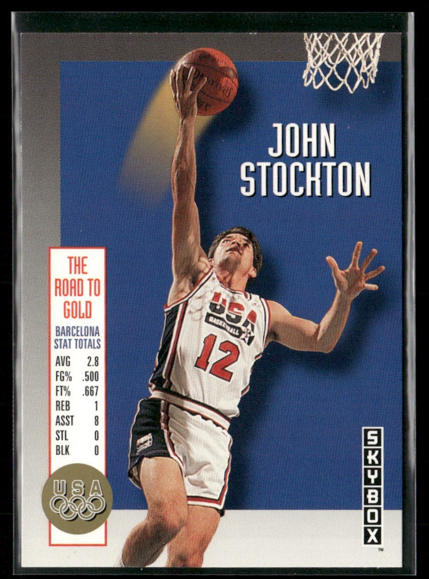 John Stockton Player Lot Bundle 10 Basketball Cards JS001 Utah Jazz front