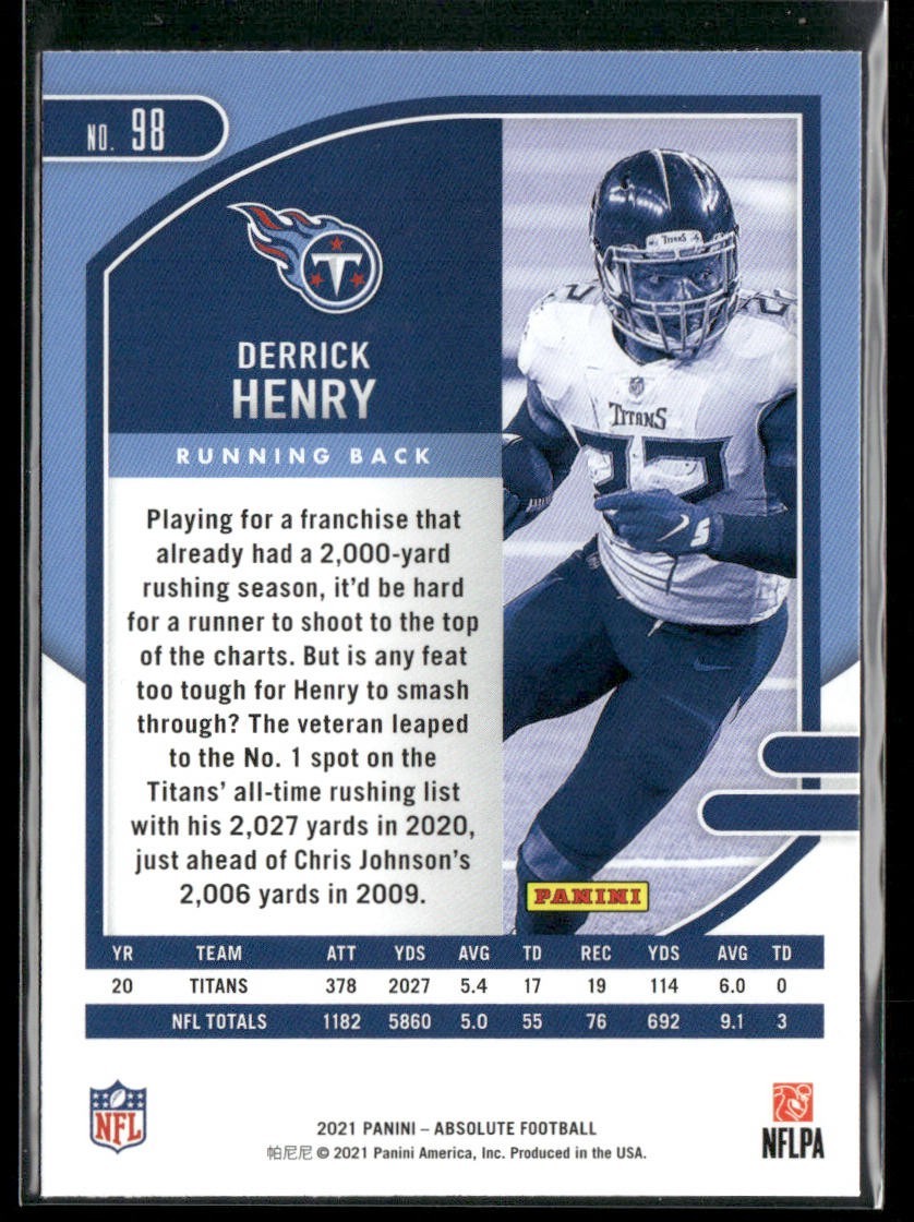 Derrick Henry Player Lot Bundle 10 Different Football Cards DH002 Titans Ravens back