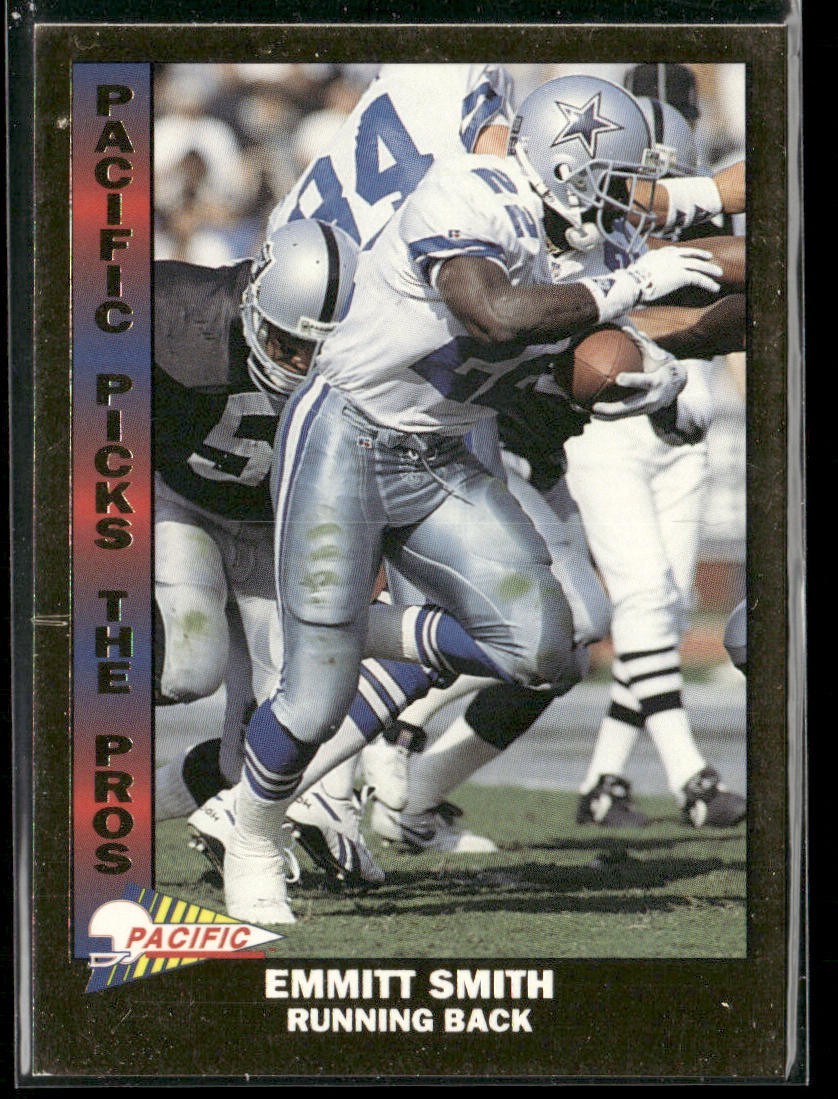 Emmitt Smith Player Lot Bundle 10 Different Football Cards ES002 Cowboys back