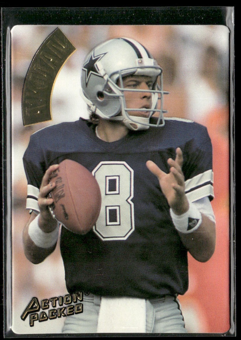 Troy Aikman Player Lot Bundle 10 Different Football Cards TA008 Cowboys back