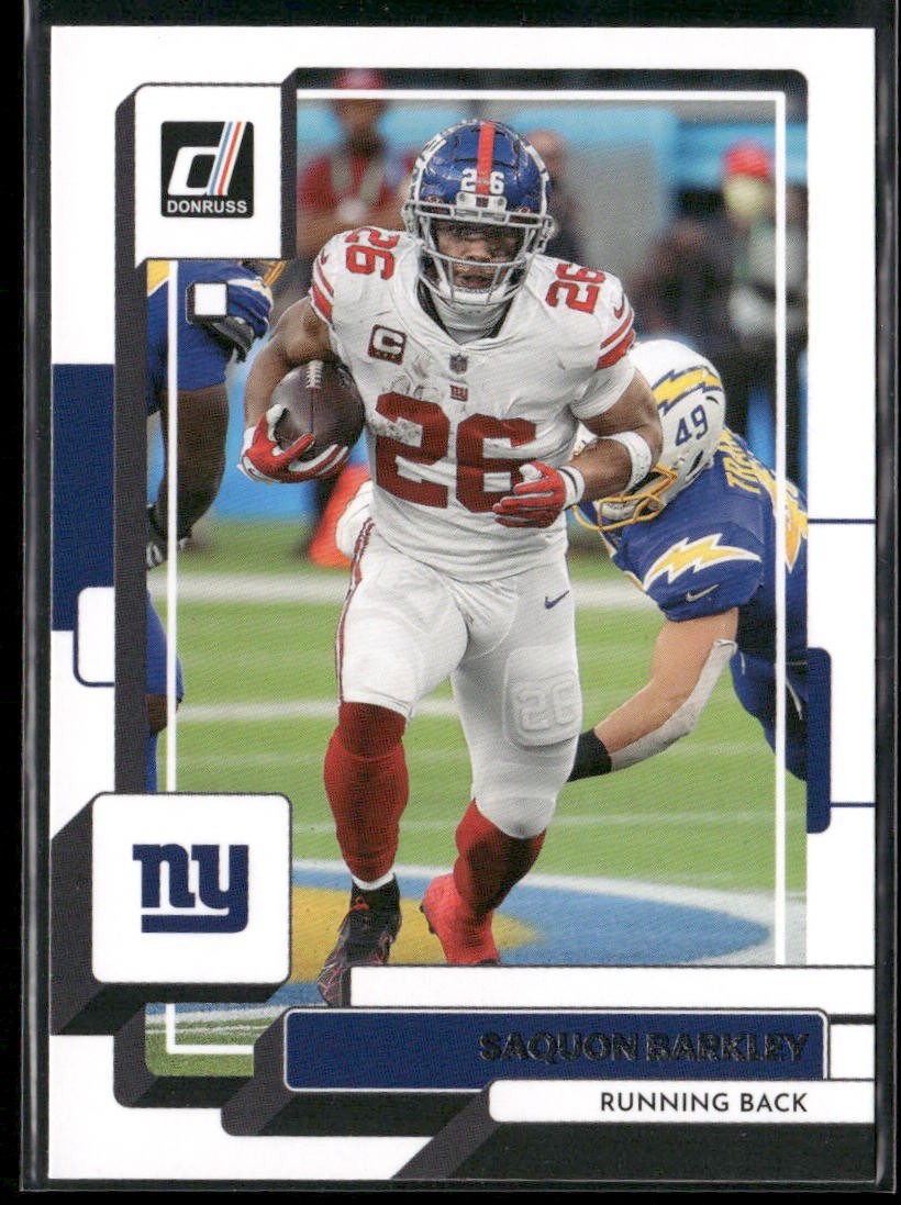 Saquon Barkley Player Lot Bundle 10 Different Football Cards SB002 Giants back