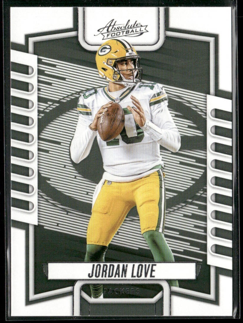 Jordan Love Player Lot Bundle 10 Different Football Cards JL001 Packers back