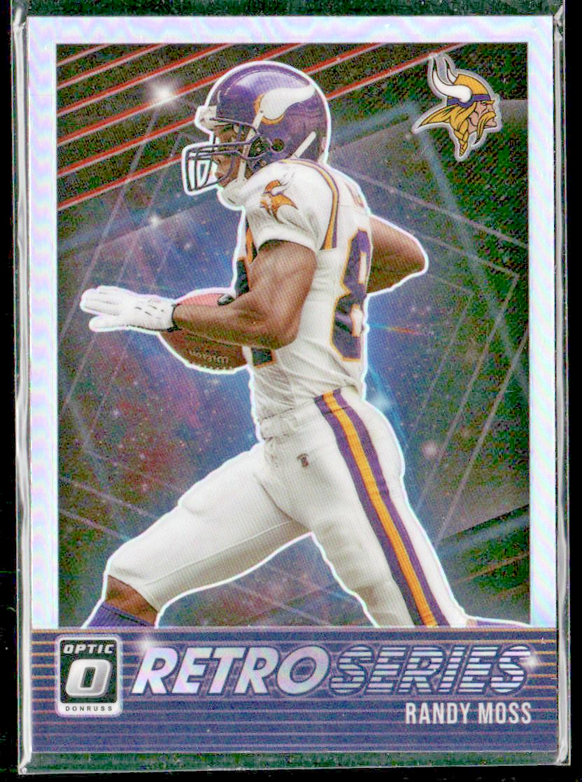 Randy Moss Player Lot Bundle 10 Different Football Cards RM003 Vikings Raiders front