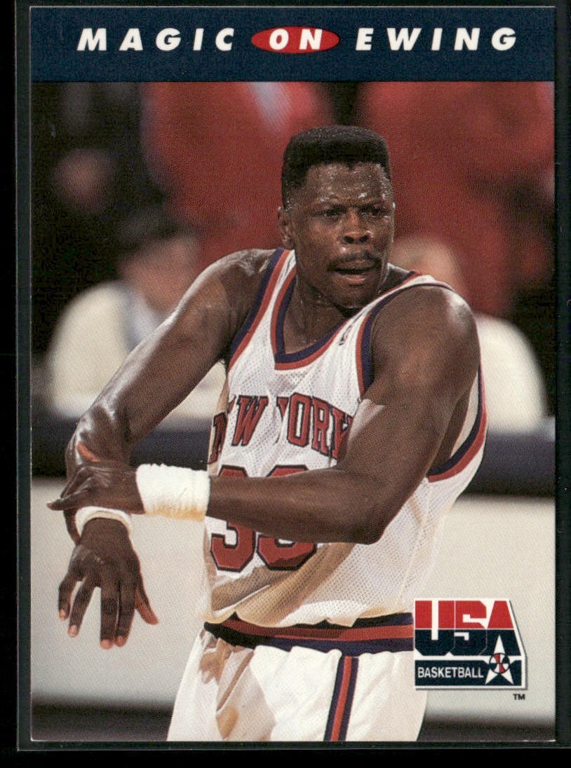 Patrick Ewing Player Lot Bundle 10 Basketball Cards PE004 New York Knicks back