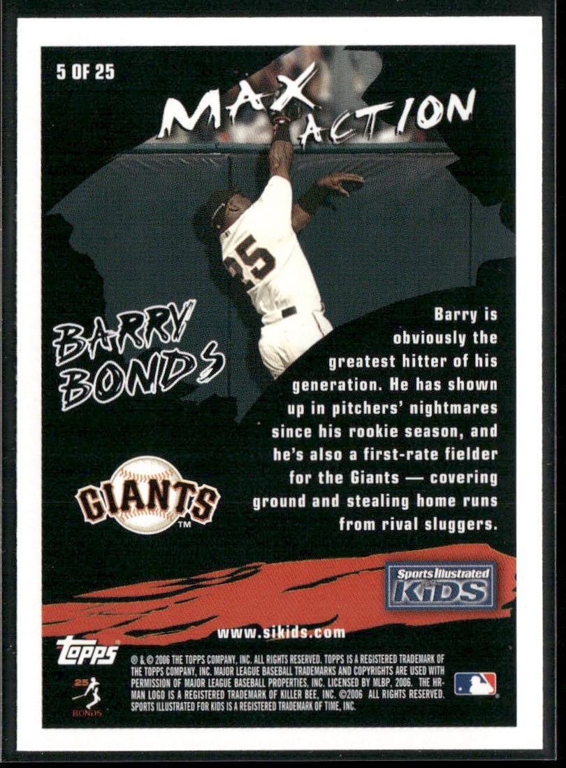 Barry Bonds Player Lot Bundle 10 Different Baseball Cards BB002 Giants Pirates back