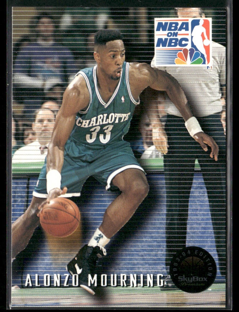 Alonzo Mourning Player Lot Bundle 10 Different Basketball Cards AM002 Heat back
