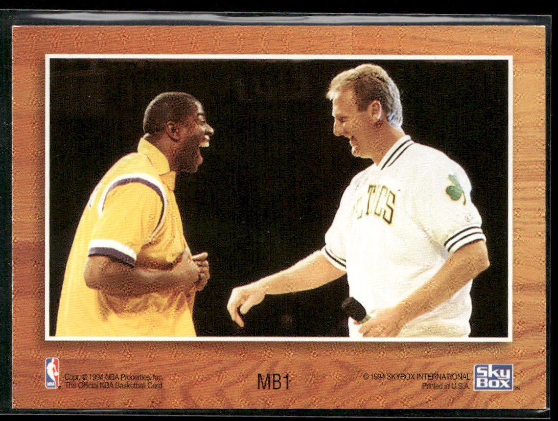 Magic Johnson Player Lot Bundle 10 Basketball Cards MJ001 Lakers back