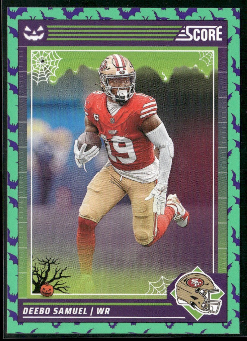Deebo Samuel Player Lot Bundle 10 Different Football Cards DS001 San Fran 49ers back