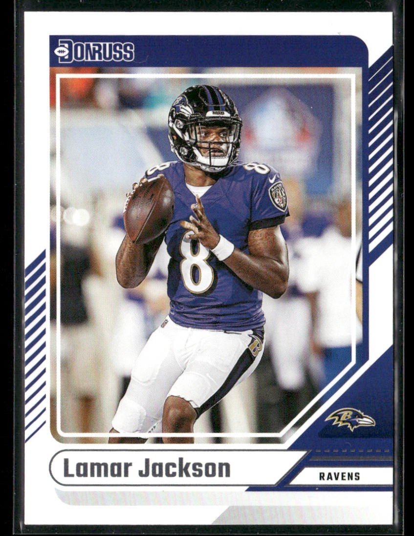 Lamar Jackson Player Lot Bundle 10 Different Football Cards LJ001 Ravens back