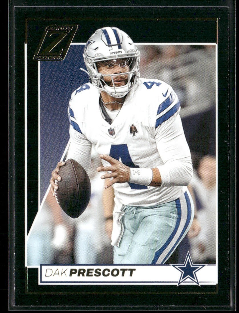 Dak Prescott Player Lot Bundle 10 Different Football Cards DP001 Cowboys back