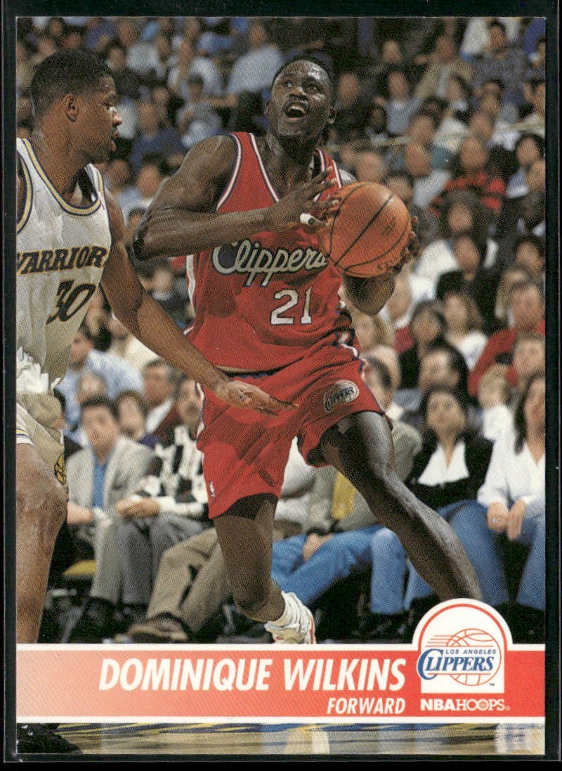 Dominique Wilkins Player Lot Bundle 10 Basketball Cards DW005 Hawks back
