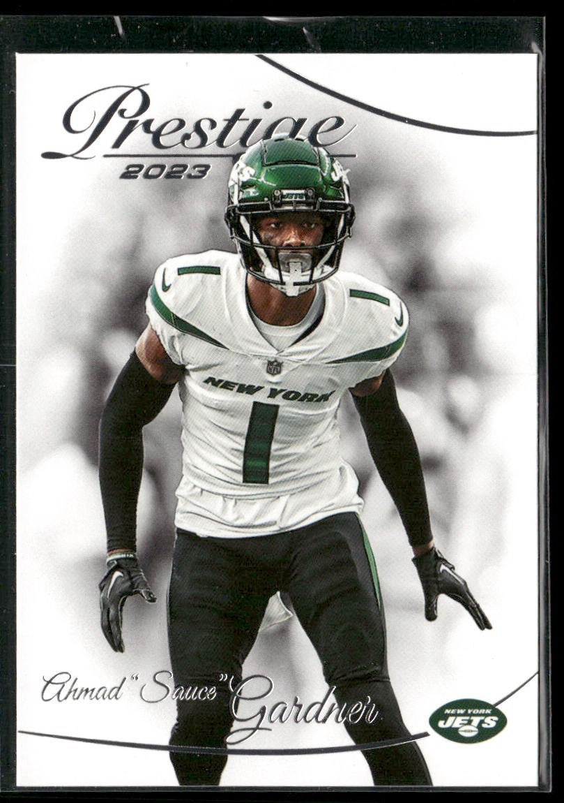 Ahmad Sauce Gardner Player Lot Bundle 10 Different Football Cards AG001 Jets 4RC back