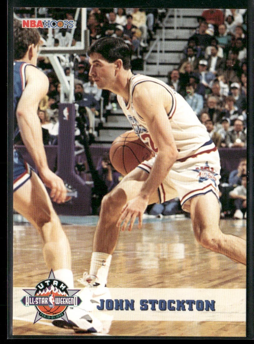 John Stockton Player Lot Bundle 10 Basketball Cards JS002 Utah Jazz back