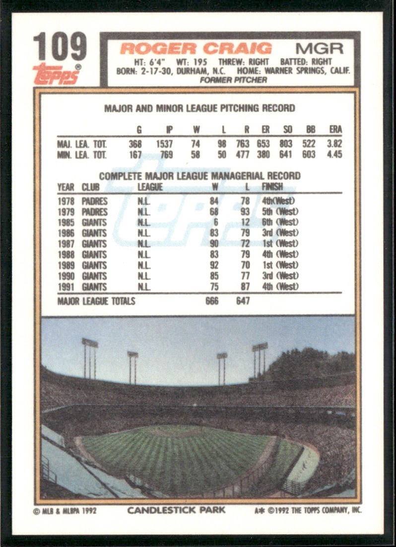Manger Lot Bundle 10 Different Baseball Cards M004 back