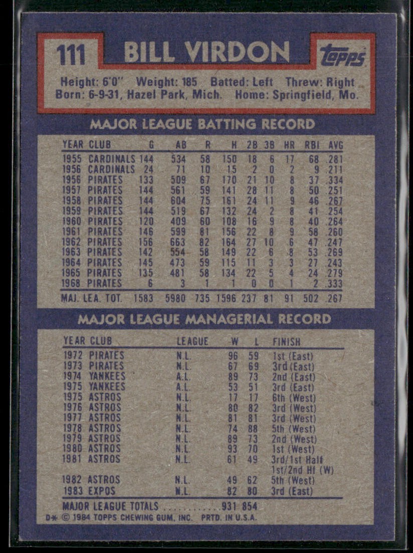 Manger Lot Bundle 10 Different Baseball Cards M001 back