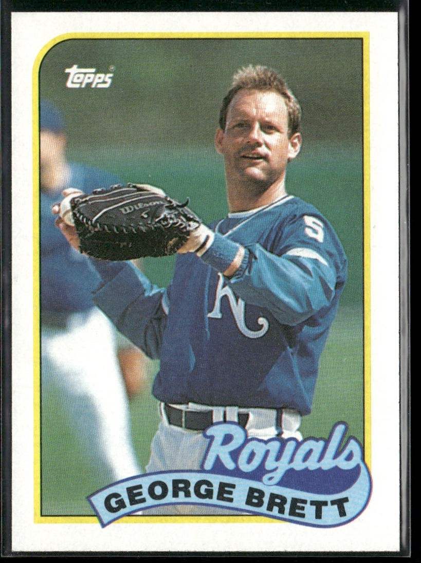 George Brett Player Lot Bundle 10 Different Baseball Cards GB001 Royals back