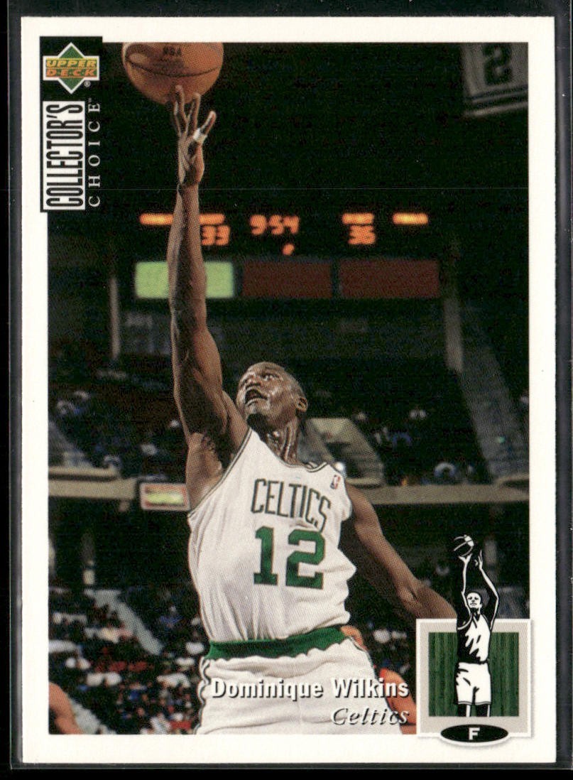 Dominique Wilkins Player Lot Bundle 10 Basketball Cards DW003 Hawks back