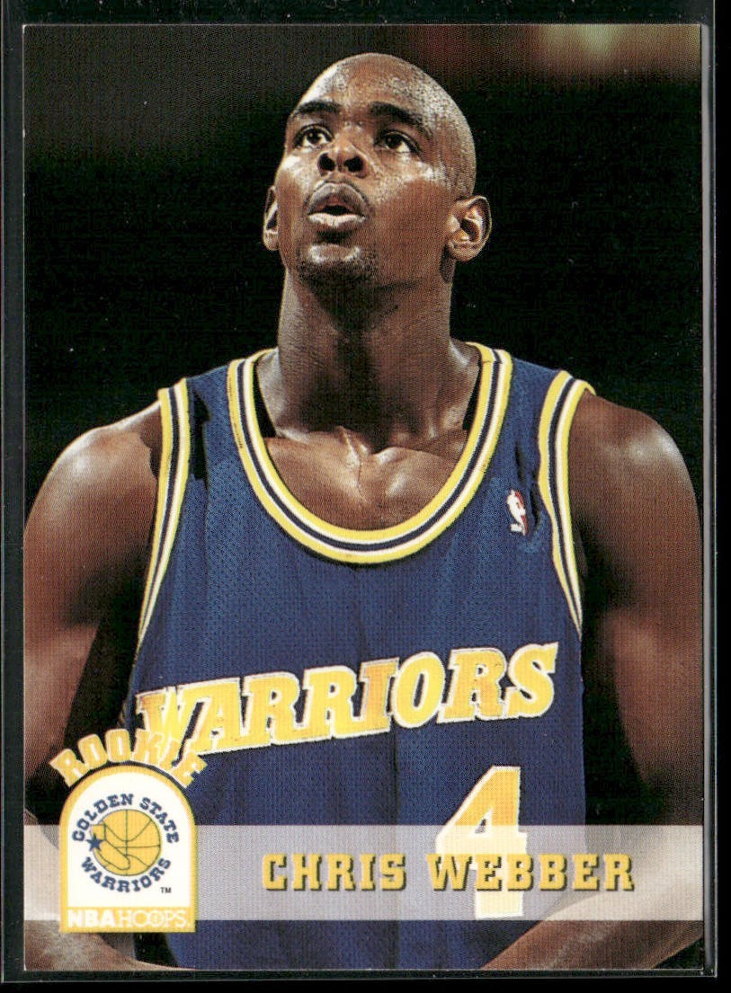 Chris Webber Player Lot Bundle 10 Basketball Cards CW004 Warriors 2 RC back