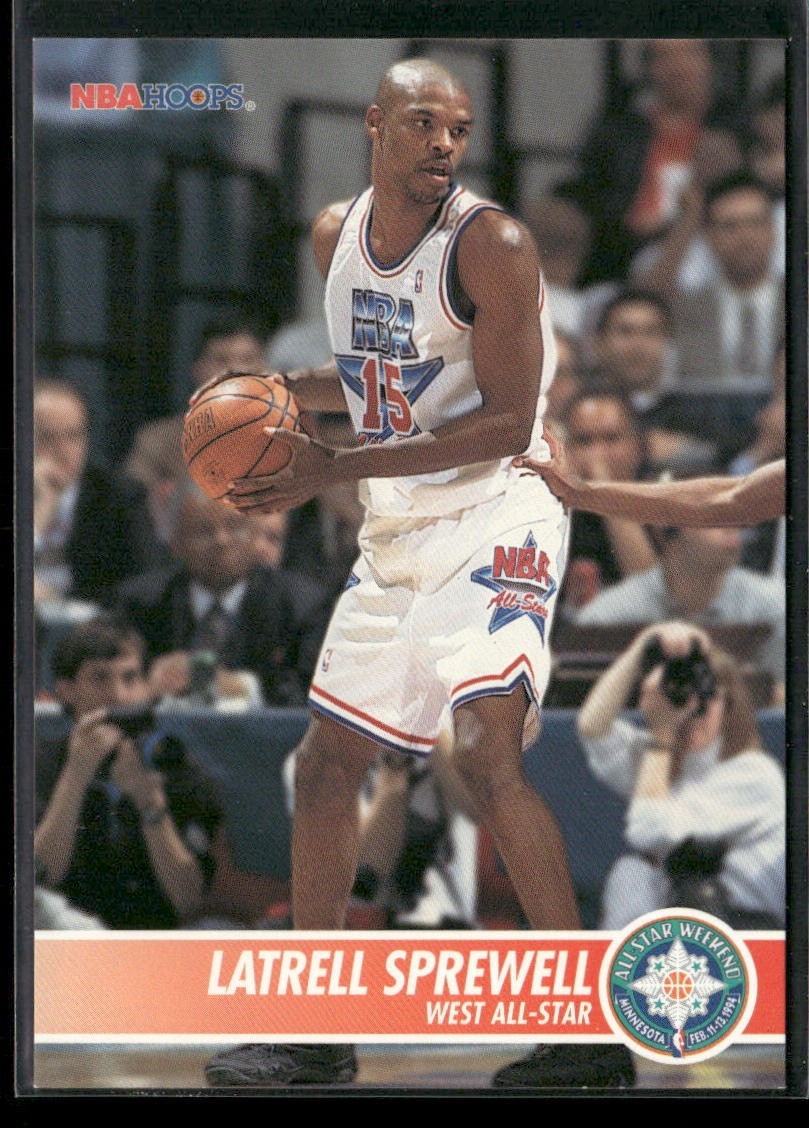 Latrell Sprewell Player Lot Bundle 10 Basketball Cards LS002 Warriors Knicks front