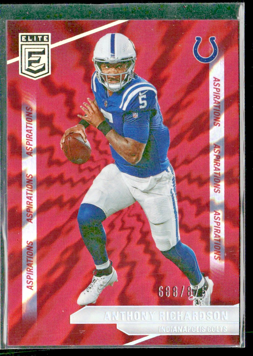 2024 Donruss Elite #38 Anthony Richardson Aspirations Shimmer #/875 Colts front