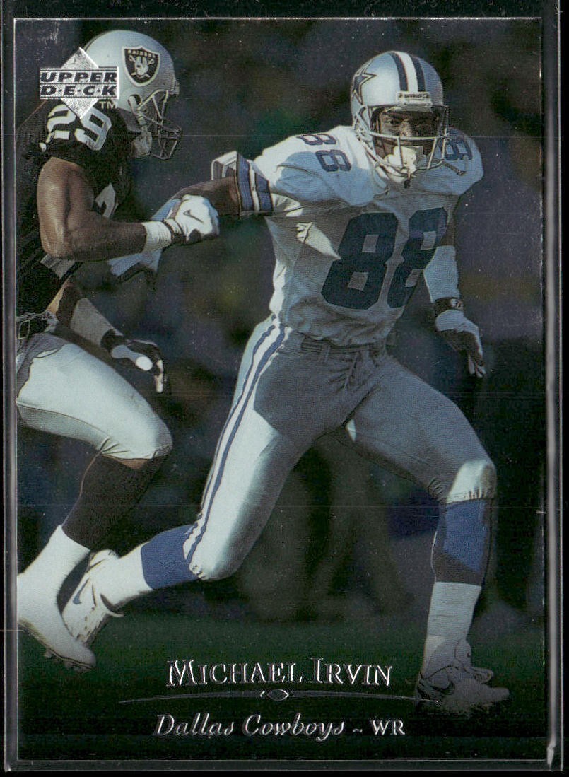 Michael Irvin Player Lot Bundle 10 Different Football Cards MI003 Cowboys back