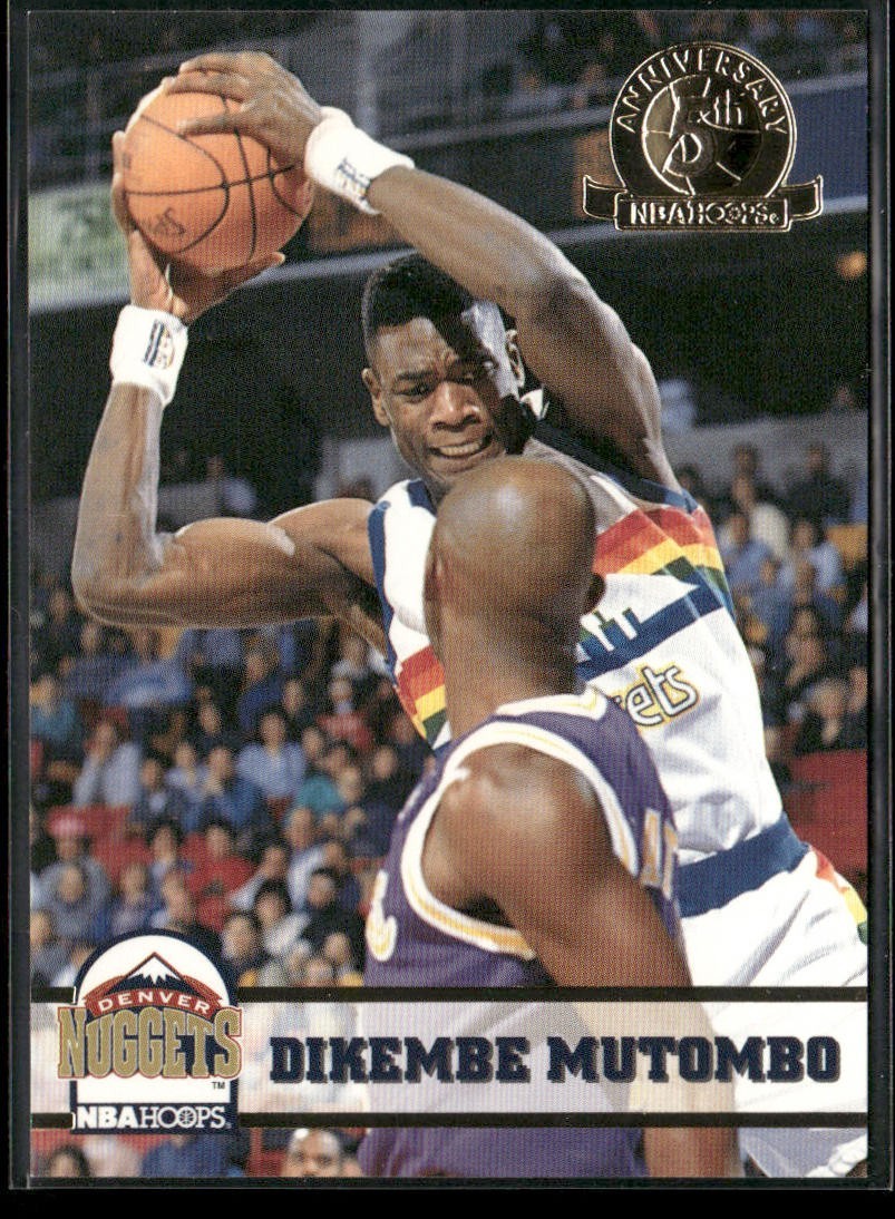 Dikembe Mutombo Player Lot Bundle 10 Basketball Cards DM002 Nuggets Hawks front